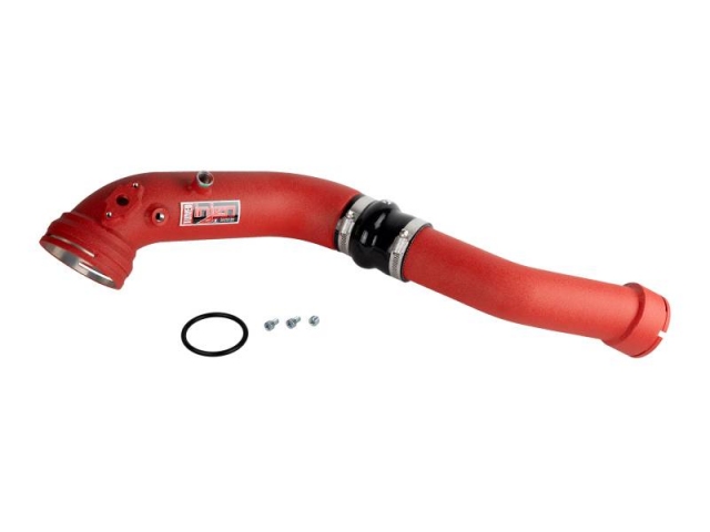 injen SES Cold Side Intercooler Pipes, Wrinkle Red (BMW 3.0L N55)