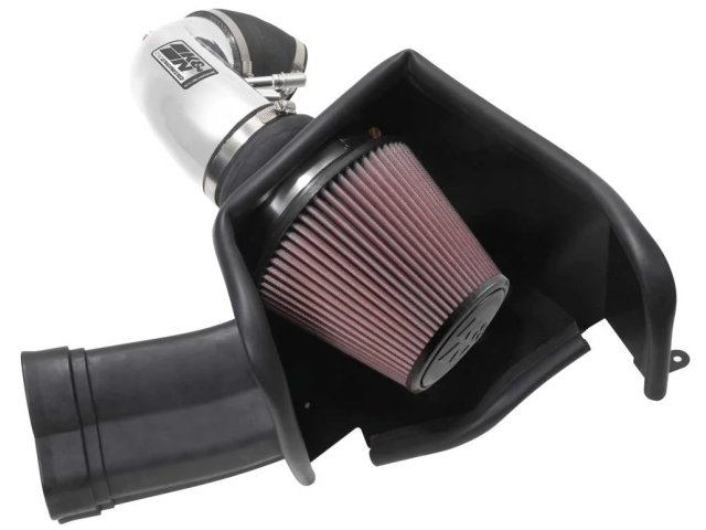 K&N 69 Series Typhoon Performance Air Intake System, Polished (2018-2023 Ford Mustang 5.0L COYOTE)