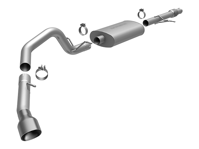 MagnaFlow 3" Cat-Back Exhaust, MF SERIES (2010-2013 Avalanche 5.3L V8) - Click Image to Close