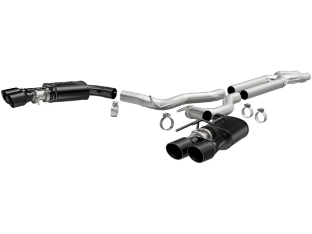 MAGNAFLOW 3" Cat-Back Exhaust w/ Black Coated Tips, COMPETITION SERIES (2018-2019 Mustang GT)