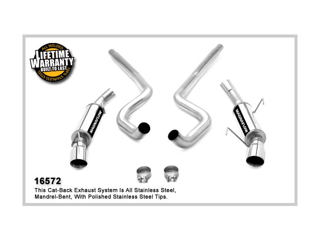 MagnaFlow 3" Cat-Back Exhaust, MAGNAPACK (2010 Mustang GT & Shelby GT500)