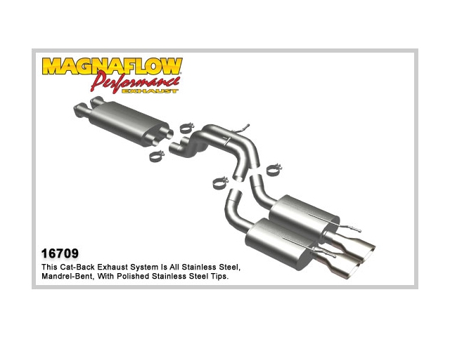 MagnaFlow 3" Cat-Back Exhaust (2006-2010 JEEP Grand Cherokee SRT-8)