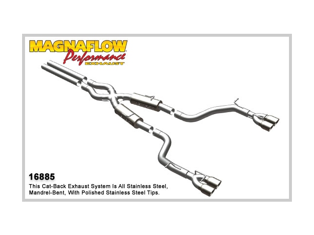 MagnaFlow 3" Cat-Back Exhaust, COMPETITION SERIES (2008-2014 Challenger SRT-8)