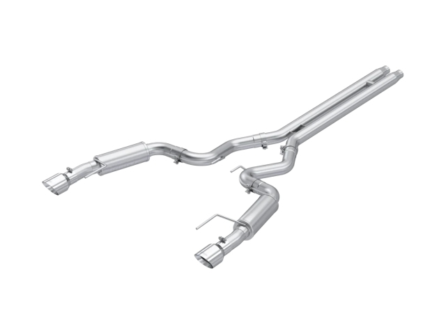 MBRP ARMOR LITE "RACE" Cat-Back Exhaust w/ Polished Tips, 3" (2024 Ford Mustang GT)