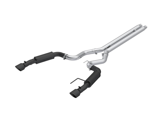 MBRP ARMOR BLK "RACE" Cat-Back Exhaust w/ Black Tips, 3" (2024 Ford Mustang GT)