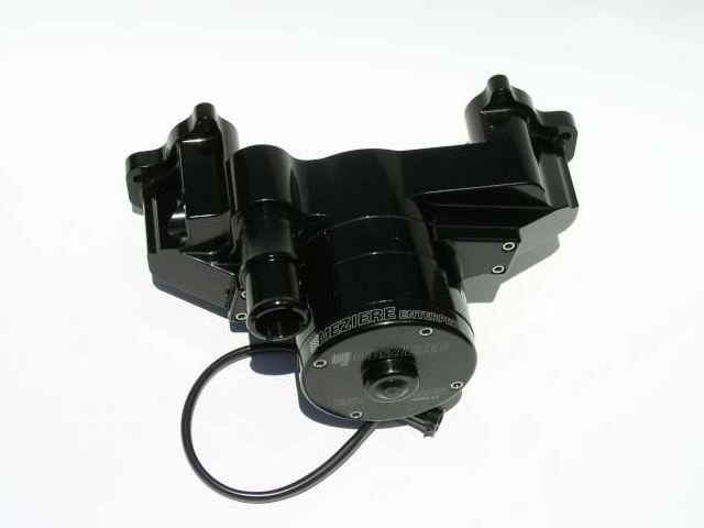 Meziere 100 Series Electric Water Pump, Black, Standard (GM LS1)