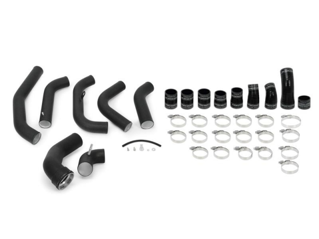 MISHIMOTO Intercooler Pipe Kit, Wrinkle Black (2015-2016 Ford F-150 3.5L EcoBoost)