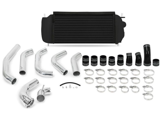 MISHIMOTO Performance Intercooler Kit, Black & Polished (2015-2017 Ford F-150 2.7L EcoBoost)
