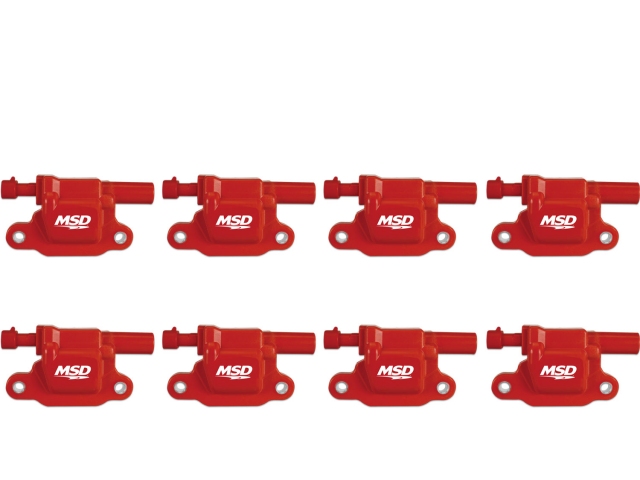 MSD Blaster Coil Kit, Red (GM LS2 & LS7)