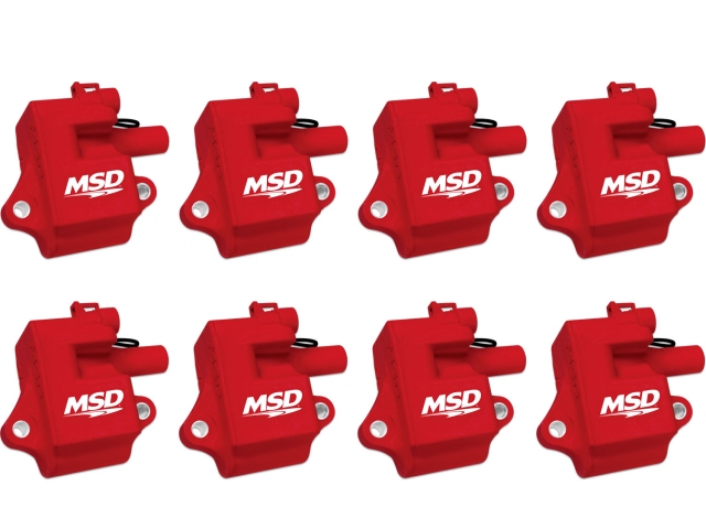MSD PRO POWER Coil Kit, Red (GM LS1 & LS6)