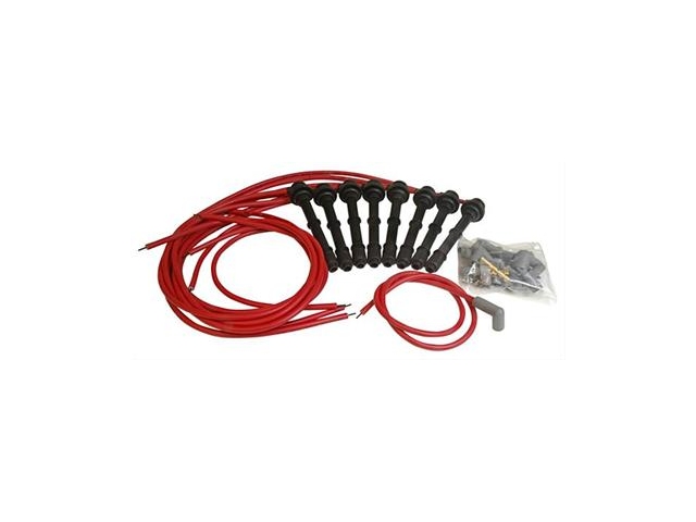 MSD 8.5mm Super Conductor Spark Plug Wire Set, Red (FORD 4.6L & 5.4L DOHC)