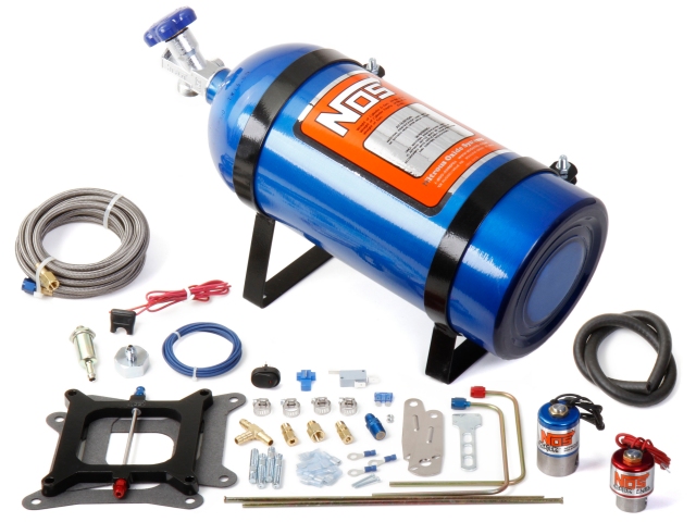 NOS "Cheater" Nitrous System w/ 10 Pound Bottle (Holley 4150 & Carter AFB) - Click Image to Close