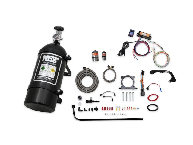 NOS Complete Wet Nitrous System, Black [75-150 RWHP] (2018-2019 Mustang GT)