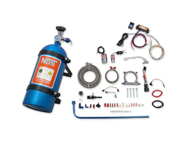 NOS Complete Wet Nitrous System, Blue [75-150 RWHP] (2018-2019 Mustang GT)