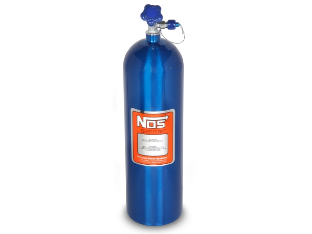 NOS 15 Pound Electric Blue Nitrous Bottle - Click Image to Close