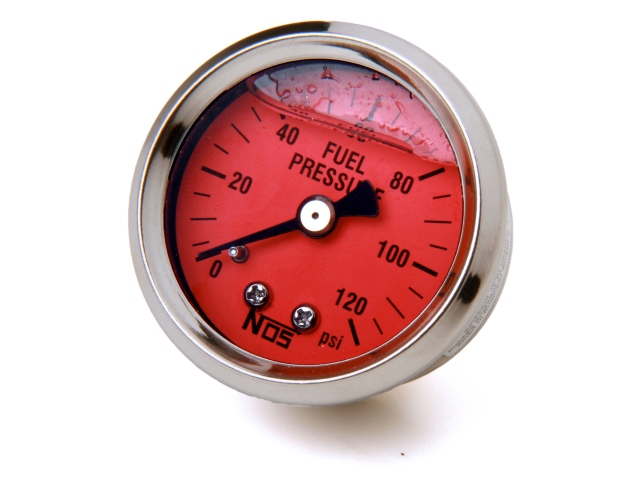 NOS Fuel Pressure Gauge, 1-1/2" (0-120 PSI)