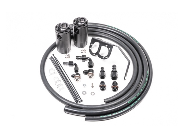 radium ENGINEERING Dual Catch Can Kit, Fluid Lock (2015-2021 Subaru WRX)