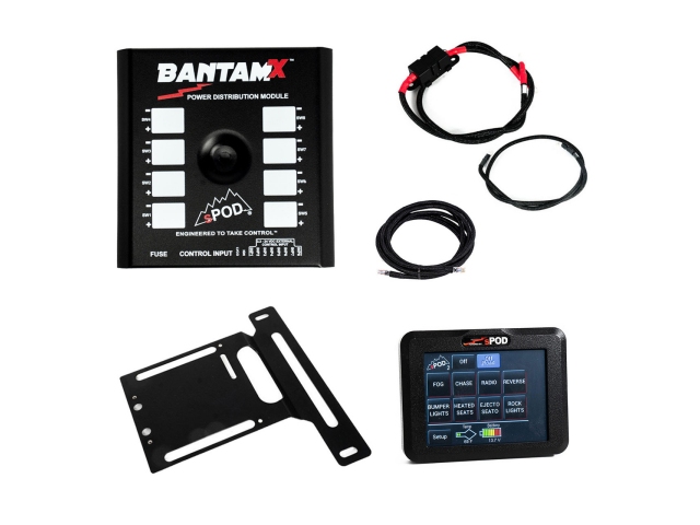 sPOD BANTAMX POWER DISTRIBUTION MODULE (2018-2025 Jeep Wrangler JL & JLU & Gladiator JT 3.6L PENTASTAR V6) sPOD BANTAMX POWER DISTRIBUTION MODULE (2018-2025 Jeep Wrangler JL & JLU & Gladiator JT 3.6L PENTASTAR V6)
