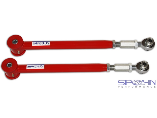 Spohn Lower Control Arms w/ Polyurethane Bushings & Rod Ends, Adjustable (1982-2002 Camaro & Firebird)