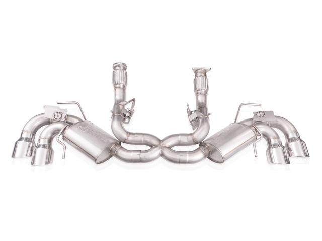 STAINLESS WORKS "LEGEND SERIES" Cat-Back Exhaust w/ Polished Tips, 3" (2020-2021 Corvette Stingray)