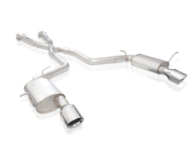 STAINLESS WORKS "LEGEND SERIES" Cat-Back Exhaust w/ Polished Tips, 3", FACTORY CONNECT (2018-2020 Durango SRT)