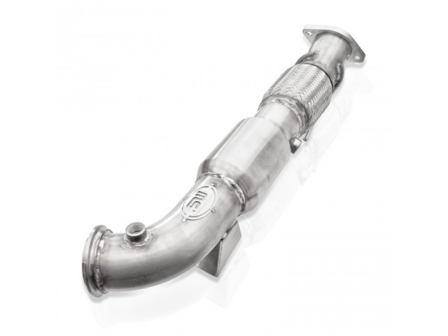 STAINLESS WORKS Downpipe w/ Catalytic Converter, Factory Connect, 3" (2013-2017 Focus ST)