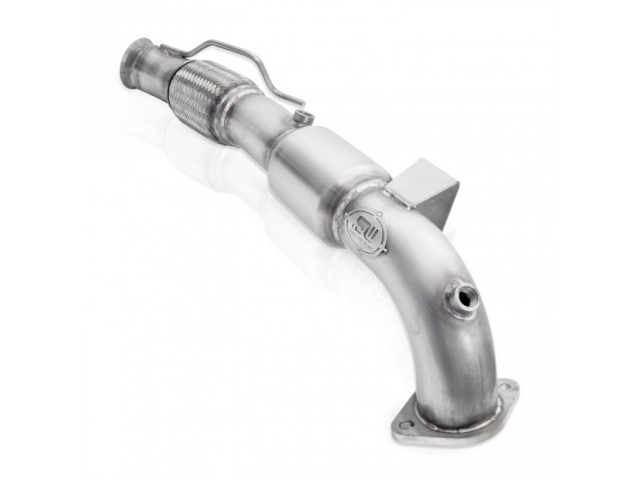 STAINLESS WORKS Downpipe w/ Catalytic Converter, Factory Connect, 3" (2016-2017 Focus RS)