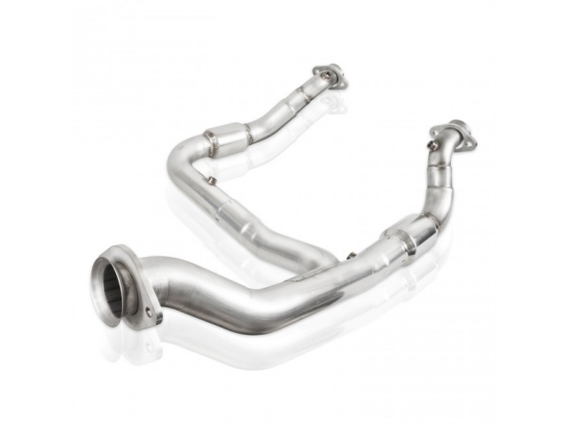 STAINLESS WORKS Downpipe w/ Catalytic Converters, Factory Connect, 3" (2015-2017 F-150 2.7L EcoBoost)