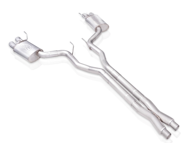 STAINLESS WORKS "LEGEND SERIES" Cat-Back Exhaust & X-Pipe, 3", FACTORY CONNECT (2015-2020 Mustang Shelby GT350)