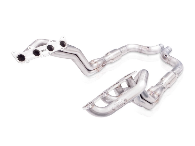 STAINLESS WORKS Long Tube Headers & Lead-Pipes w/ Catalytic Converters, 1-7/8" x 3", FACTORY CONNECT (2015-2020 Mustang Shelby GT350)