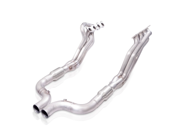 STAINLESS WORKS Long Tube Headers & Lead-Pipes w/ Catalytic Converters, 1-7/8" x 3" x 3", PERFORMANCE CONNECT (2015-2020 Mustang Shelby GT350)