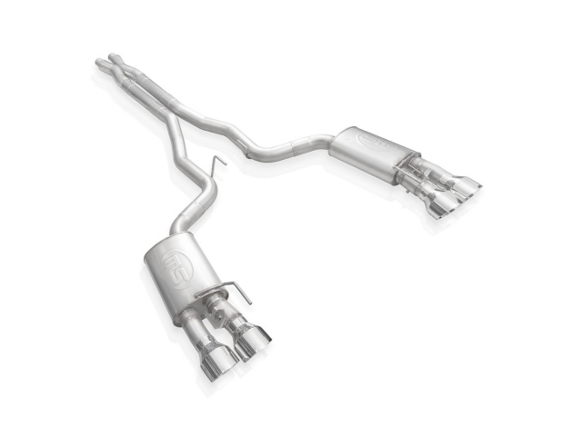 STAINLESS WORKS "LEGEND SERIES" Cat-Back Exhaust & X-Pipe w/ Polished Tips, FACTORY CONNECT (2020 Mustang Shelby GT500)