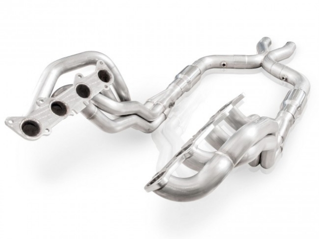 STAINLESS WORKS SP Long Tube Headers & X-Pipe w/ Catalytic Converters, 1-7/8" x 3", Factory Connect (2011-2014 Mustang GT)