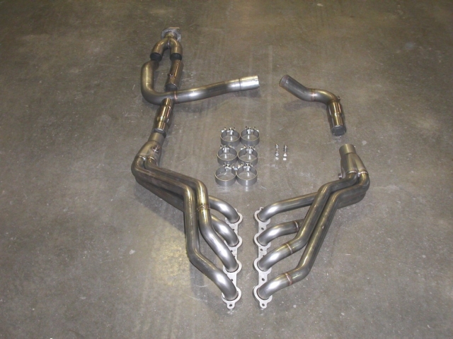 Stainless Works Long Tube Headers & Y-Pipe w/ Catalytic Converters, Factory Connect, 1-3/4" x 2-1/2" (2007-2014 Tahoe & Yukon 4.8L, 5.3L, 6.0L & 6.2L)