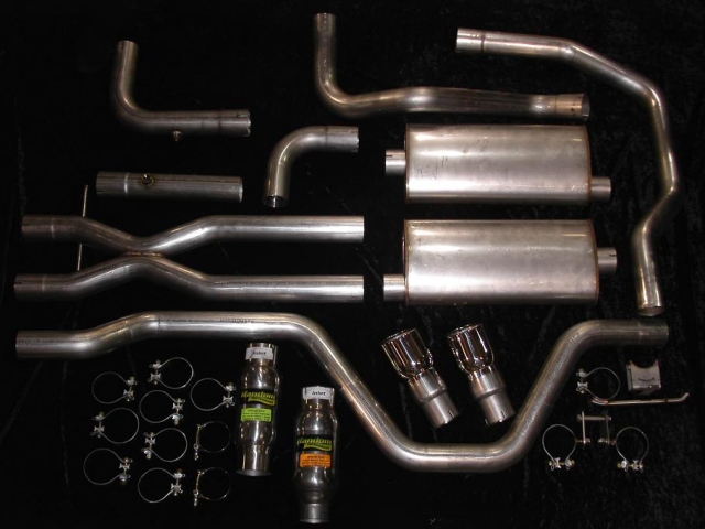 Stainless Works Turbo Chambered Exhaust, Performance Connect, 2-1/2" (2003-2006 SSR)
