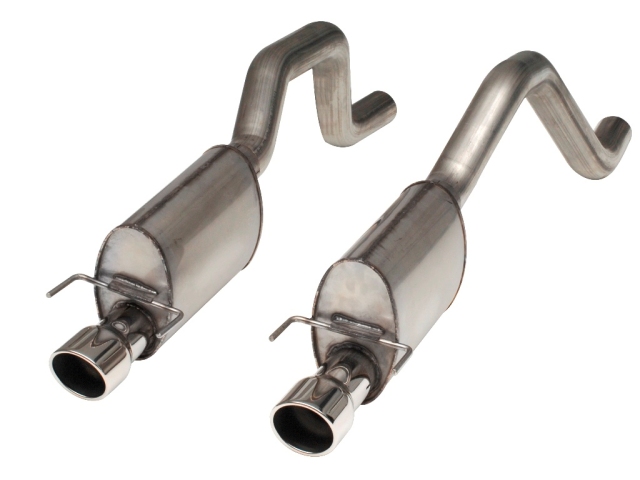 Stainless Works Turbo Chambered Exhaust w/ Dual Rolled Edge Tips, Factory Connect, 3" (2006-2013 Corvette Z06)